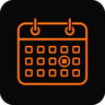 Bank holiday calendar icon